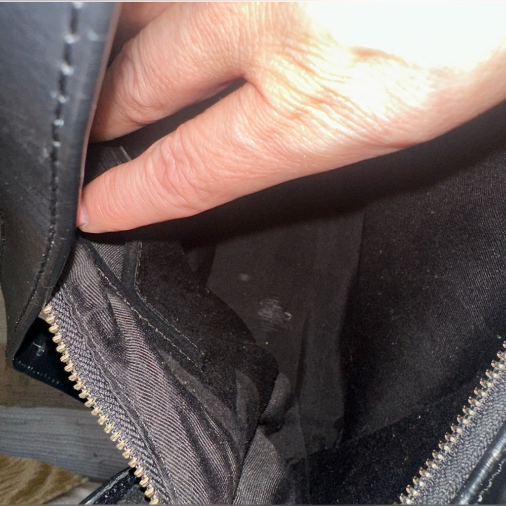 Zara Black Leather and Suede Coastal Cowboy Purse - Picture 6 of 13